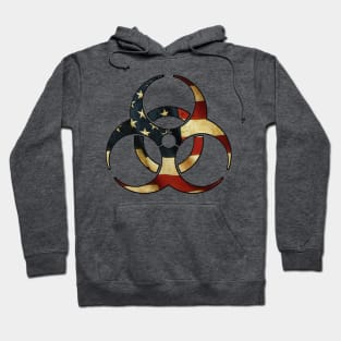 Biohazard US Flag Hoodie